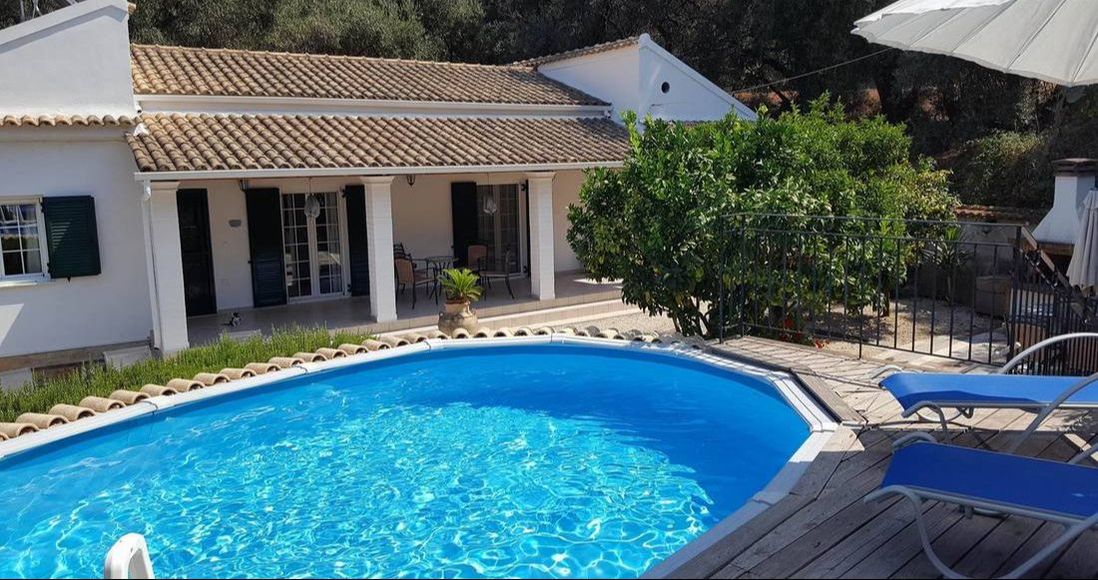 VILLA LENTZOS - Villa for Rent West Coast Beaches Corfu