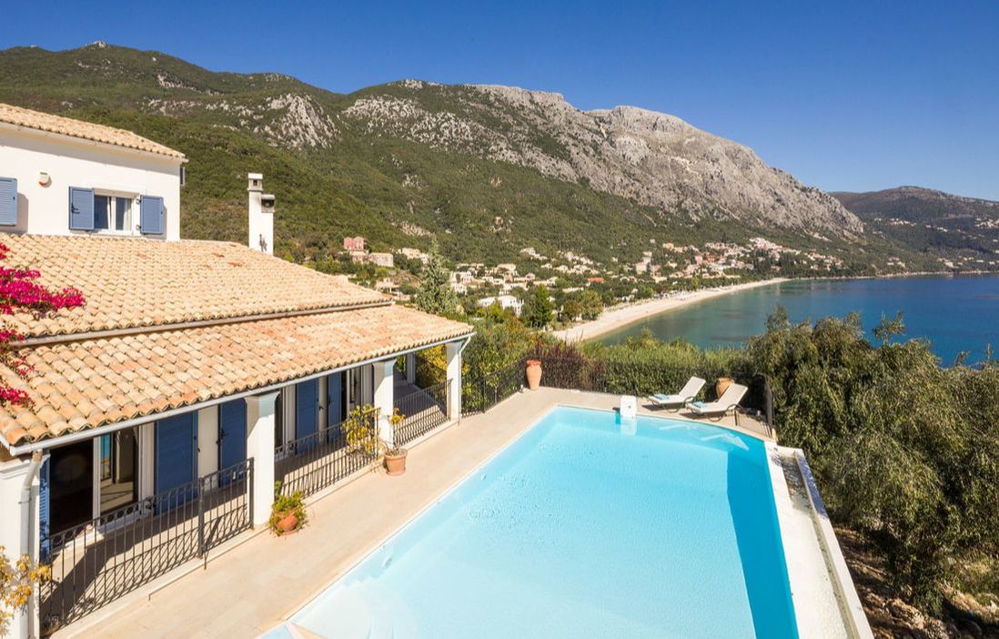 BARBATI POINT HOUSE - North East Coast Coast Corfu Villa for Rent