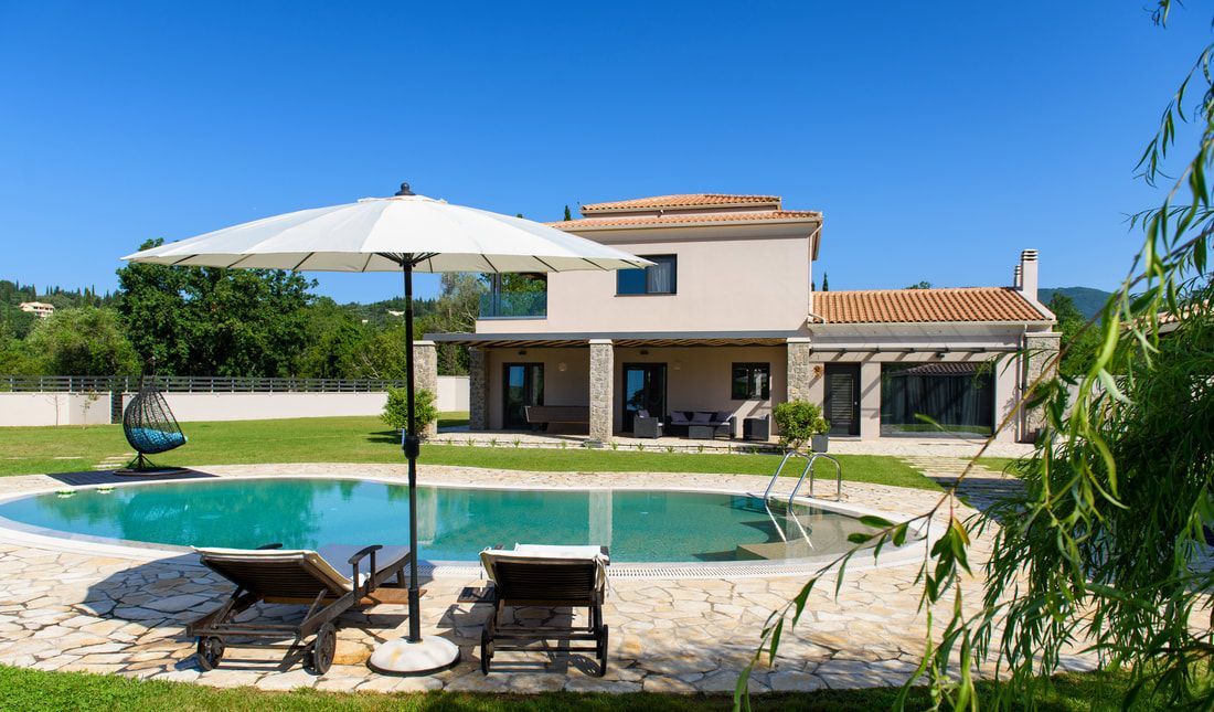 BLACK & WHITE - Villa for Rent Central Island Areas, Corfu
