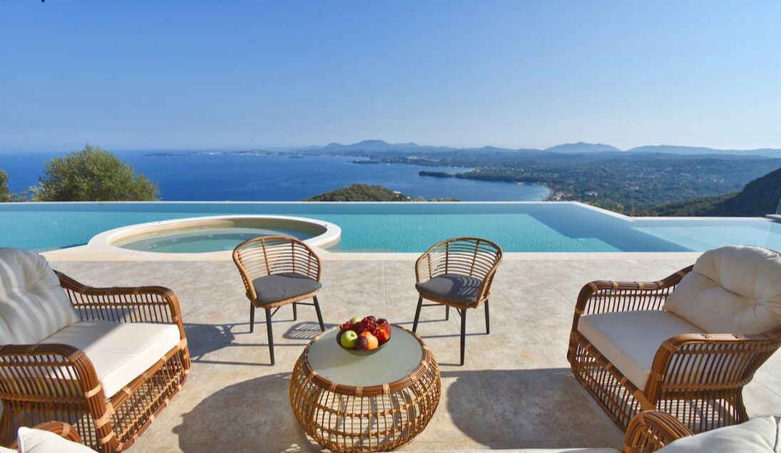 VILLA SUMMER WINE - North East Coast Corfu Villa for Rent