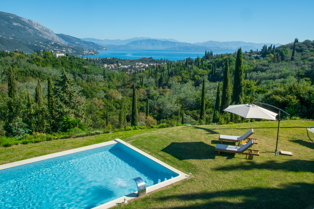 IONIAN SEA VIEW - Villa for Rent Central Island Areas, Corfu