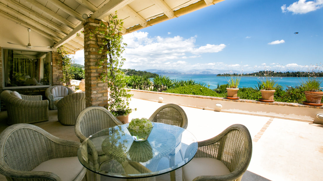MARINA VIEW HOUSE - Central North Corfu Villa for Rent