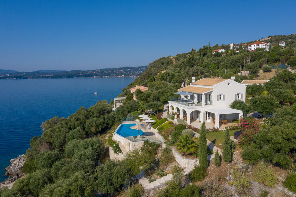 VILLA MALOU - North East Coast Corfu Villa for Rent